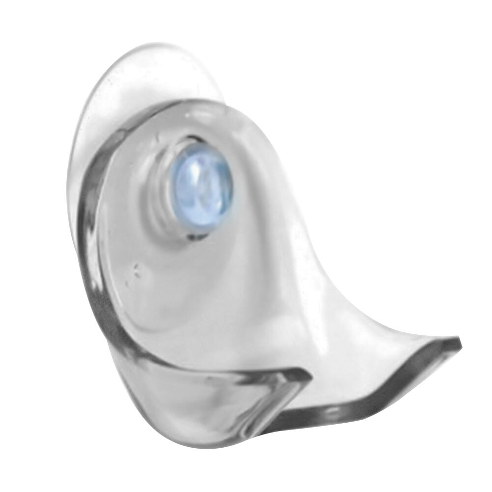 Super Suction Cup Lightweight Compact Razor Holder Home Space Saving Wall Clear Rack Bathroom Storage Shaver Stable Easy Attach