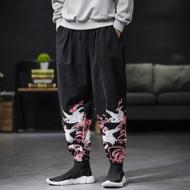 5xl Männer Jogger Hosen Männlichen Tai Chi lässig Jogginghose Bodybuilding Fitness Spur Hosen Männer Schweiß Hosen Kung Fu