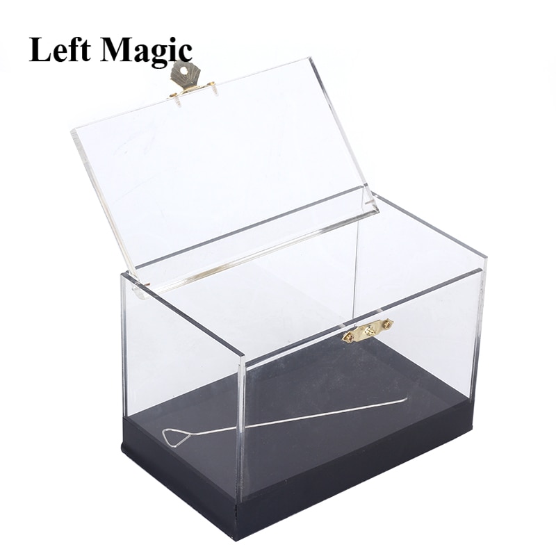 Caja Pro Switch trucos de Magia de mago Primer plano ilusiones truco accesorio que aparece transformando objetos Caja Mágica transparente