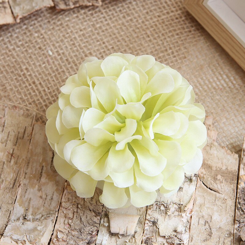 Grosse boule de marguerite 3 pièces 10cm | Fausse fleur artificielle de , fleur pour mur de maison et mariage, bricolage de décoration d'arrière-plan manuel