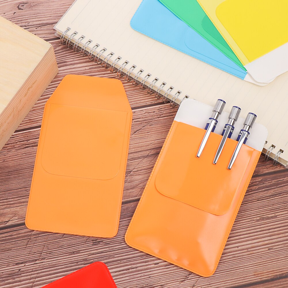 1Pc Kleurrijke Pvc Pocket Protector Lekvrije Pen Pouch Artsen Verpleegkundigen Zak Voor Pen Lekken Kantoor ziekenhuis Levert