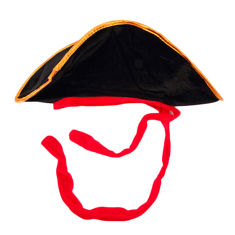 Piratenkapitein hoed doodshoofd en gekruiste beenderen pet kostuum voor verkleedfeest halloween polyester optreden kinderen goedkoop  #3