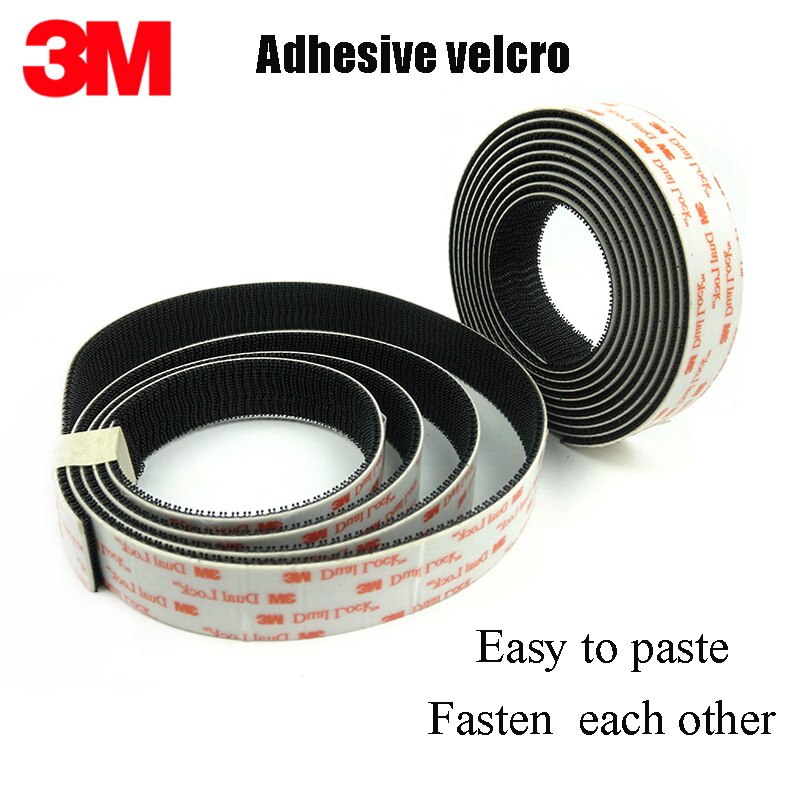 3M SJ3550 1meter Velcros Adhesive Dual Lock Type 250/25.4mm Mushroom Reclosable Fastener Tape Bacing VHB Velcros 3M Tape