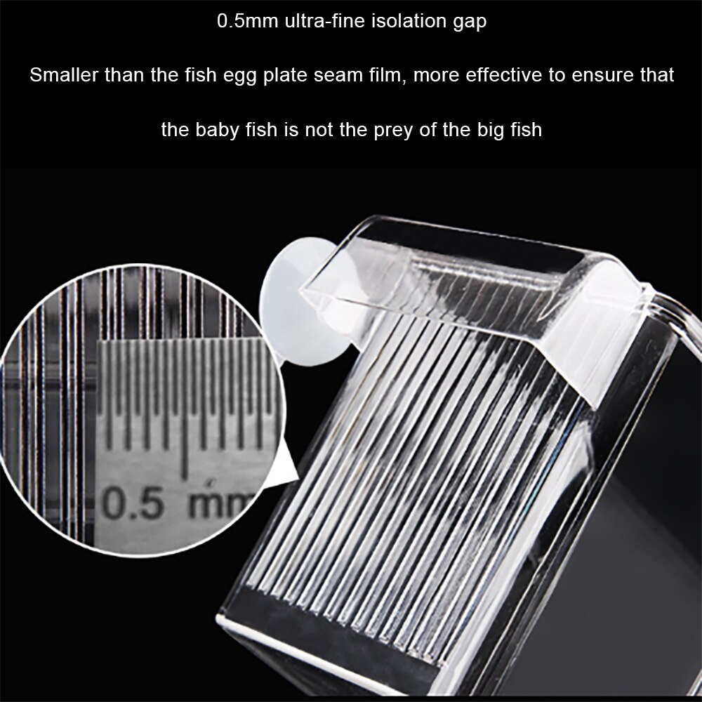 Fish Baby Tank Aquarium Breeding Fish Breeder Box Multiple Room Isolation Hatchery Incubator Mesh Juvenile Fish Protection