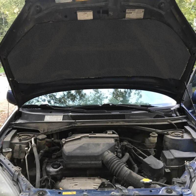 30 x 50cm 6mm bil ljudisolering dämpare matta ljuddämpande ljuddämpande ljudisolering huv motor brandvägg cell skum bomull