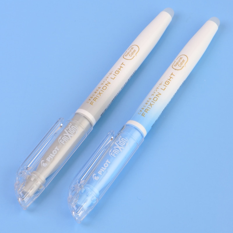 color natural piloto Japón Baile resaltador que se puede borrar frotar fricción color de luz marcador fluorescente SFL-10SL