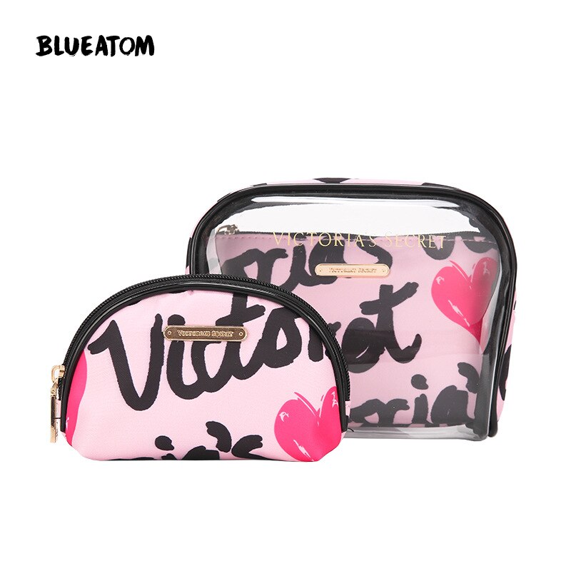 Pvc Transparante Cosmetische Bag Travel Toilettas Set Make-Up Organizer Pouch Make-Up Case Schoonheidsspecialiste Vanity Necessaire Trip: 2