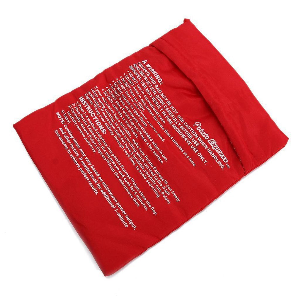 Washable Potato Bag Microwave Oven Potato Bag Roasted Potatoes Microwave Oven Baking Bag Cooking Tool Kitchen Accessories: Default Title