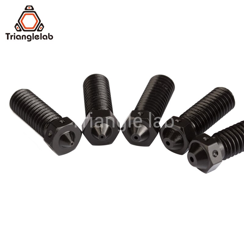 1PCS Hardened Steel Volcano Nozzles For High Temperature 3D Printing PEI PEEK OR Carbon Fiber Filament For E3D Volcano Hotend