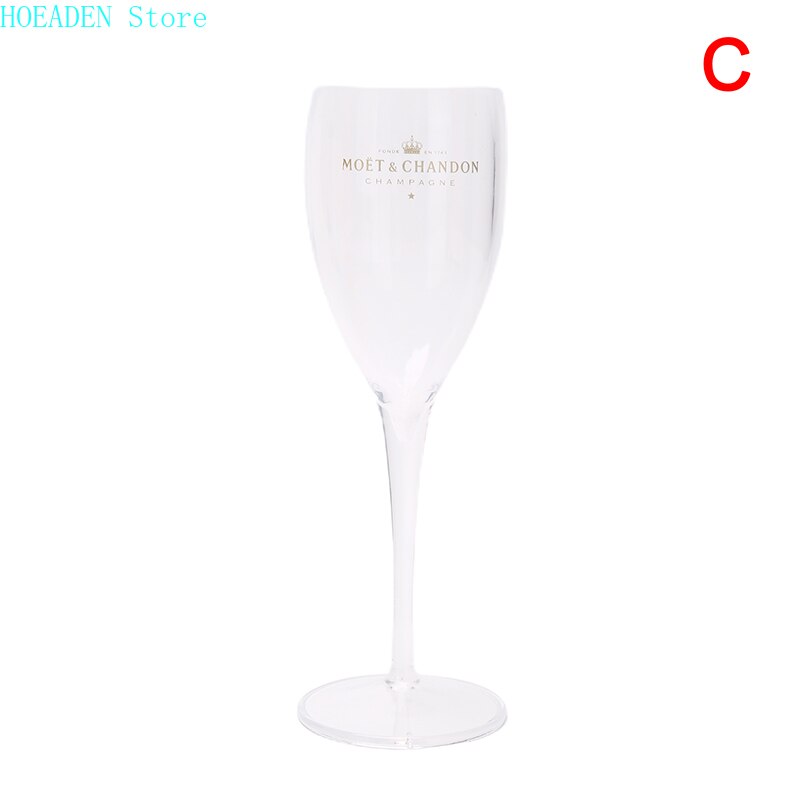 Fabriks plast vinglas ps akryl pc plastik glas champagne fest glas vinglas: C -1 stk