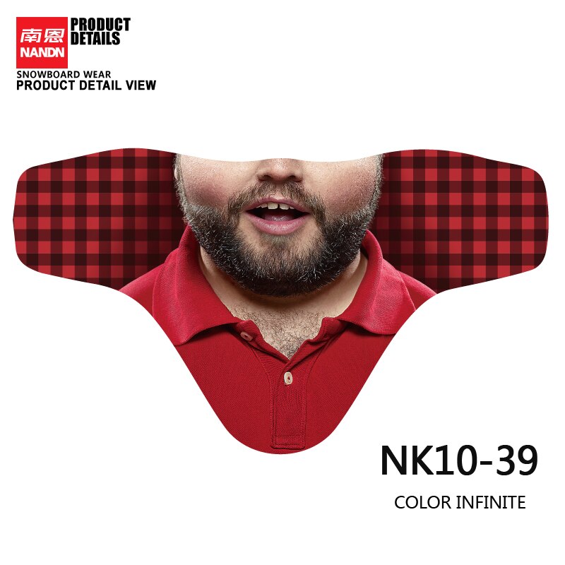 Kreatywny wiatroszczelna odkryty polar termiczna chustka pół twarzy szalik ochrona UV maska narciarska szyi cieplej pokrywa zima Snood Unisex: NK10-39