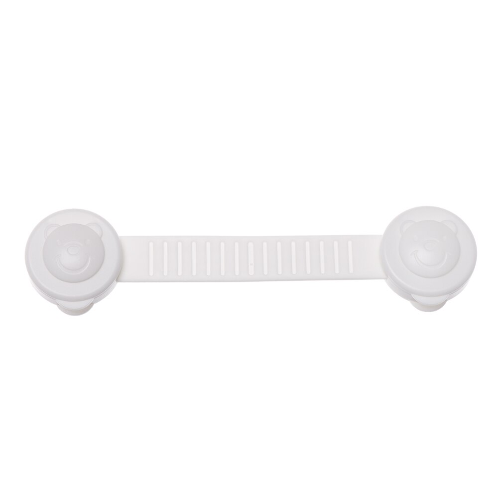 1/2Pcs Baby Safety Cabinet Lock Proof Security Protector Window Stopper Cupboard Drawer Lock Kids Protection Safety Door Lock: White