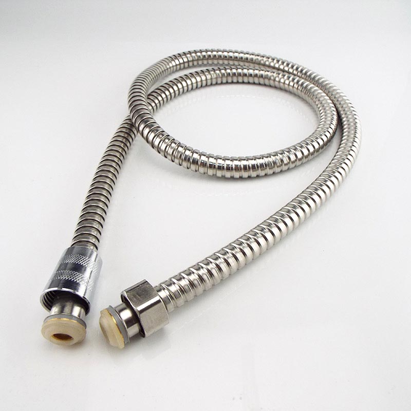 Water Shower Head Long Pipe Hose Tube Connector for Home Bathroom Shower Extension Plumbing Pipe Pulling Stainless Steel U26