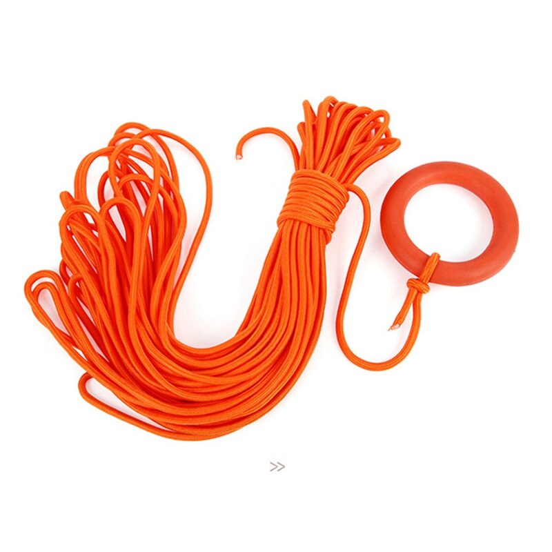 Outdoor Water Rescue Snorkeling Ropes 30 Meters Lifeline Climbing Safety Floating Floating Rope with Bracelet