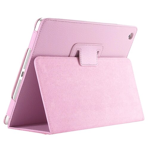 9.7'' Folio Stand Coque for iPad Air 1 Air 2 Case Magnetic Smart Flip PU Leather A1566 A1474 A1475 Funda for iPad Air 1 2 Cover: Pink