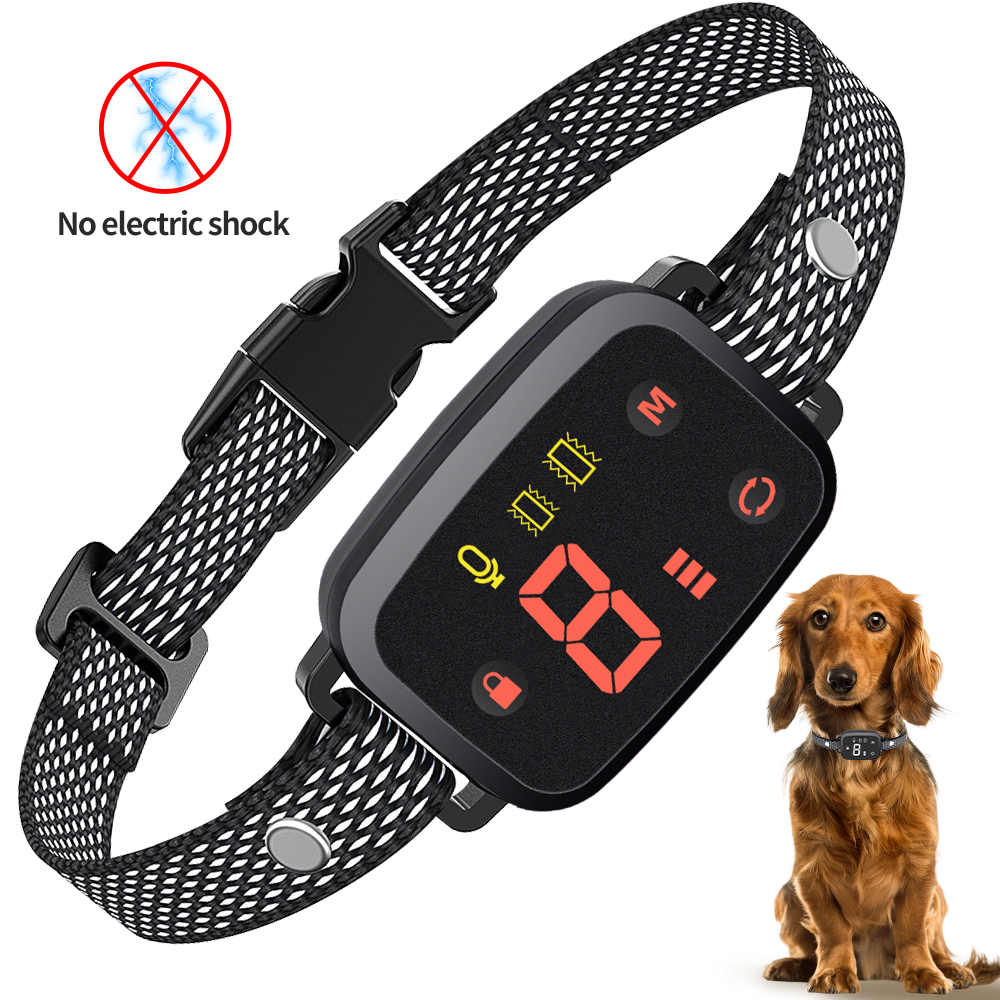 Automatisches Anti-Bark-Hunde halsband kosten pflichtig Keine Fernbedienung erforderlich Ultraschall-Vibrations stopp bellen Gerät Trainings halsband
