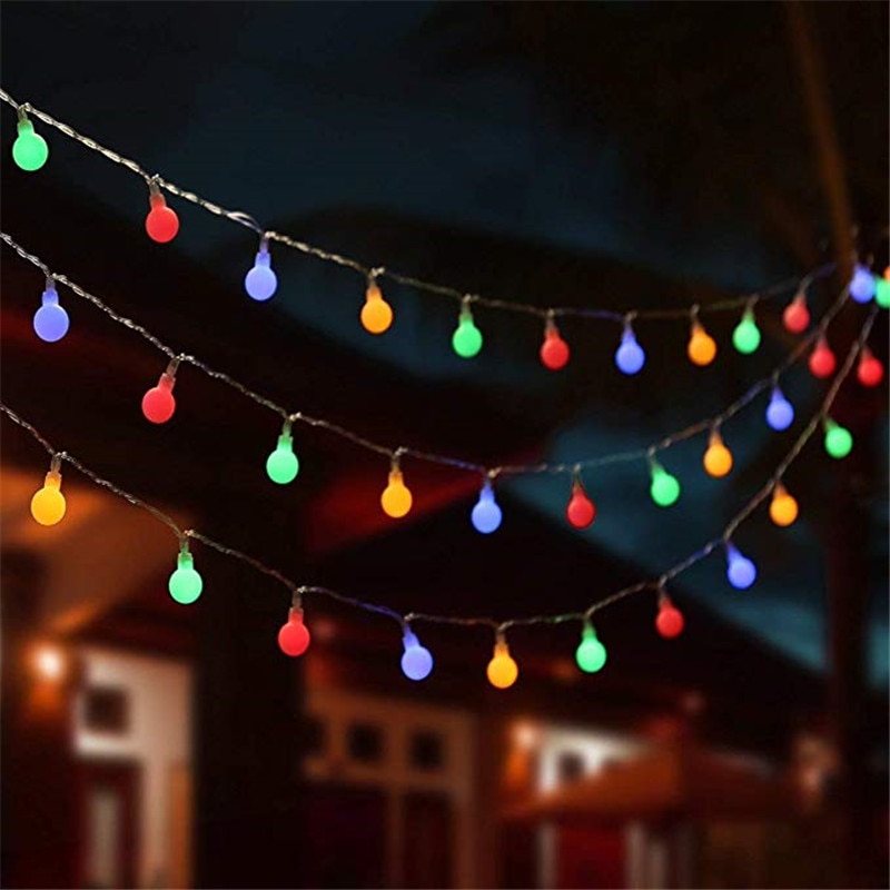 LED Ball String Lichten Bruiloft Licht Kerst Outdoor Indoor 10 M 20 M 30 M 50 M Garland Festival Lamp fairy Party Tuin Deco Home