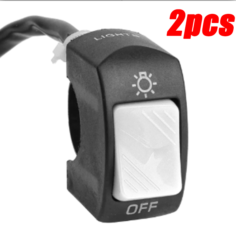 Universal Motorcycle Handlebar Kill Switch on Off Button Modification Button for 22MM Motorcycle ATVs Motorcycles Accessories: Red