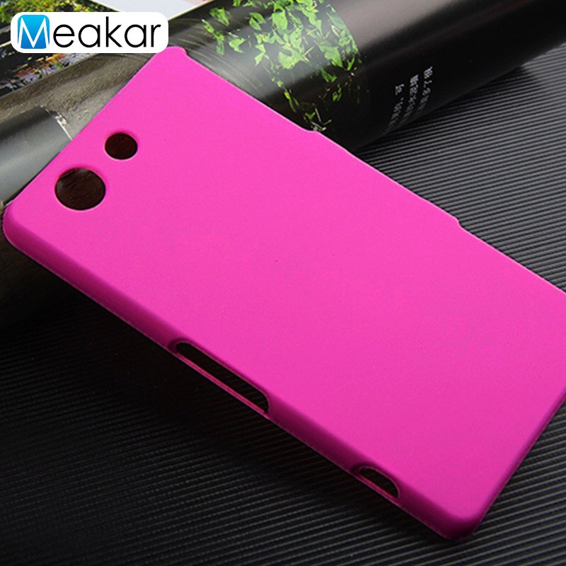Grind kruimelig Hard Plastic 4.6For Sony Xperia Z3 Compact Case voor Sony Xperia Z3 Compact Z3 Mini Mobiele Telefoon Cover Case: For Z3 Mini / rose red