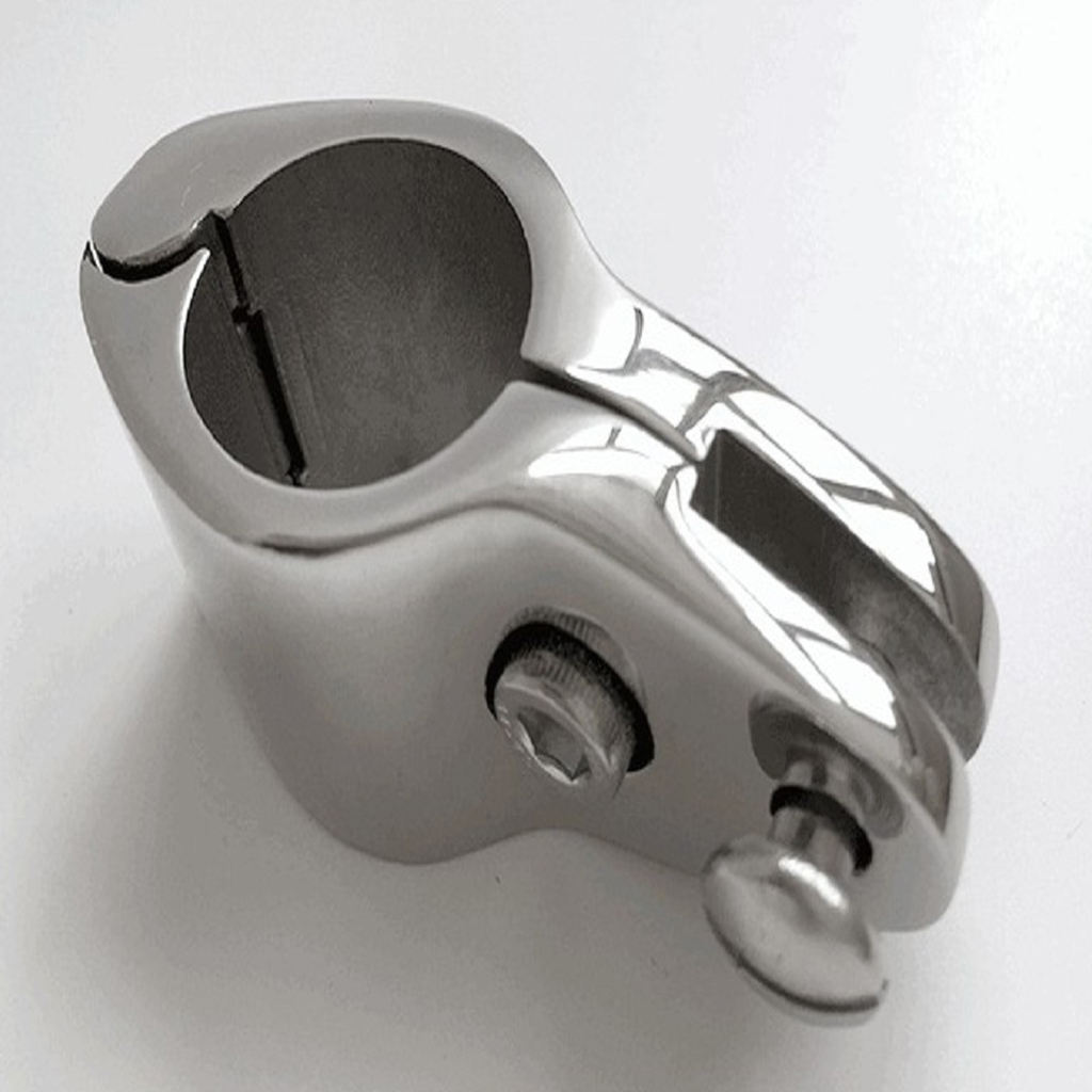 Stainless Steel Φ 25mm Pipe Clamp Pipe Clamp Seat Clamp Pipe Holder Pipe Fitting For Boat, Yacht