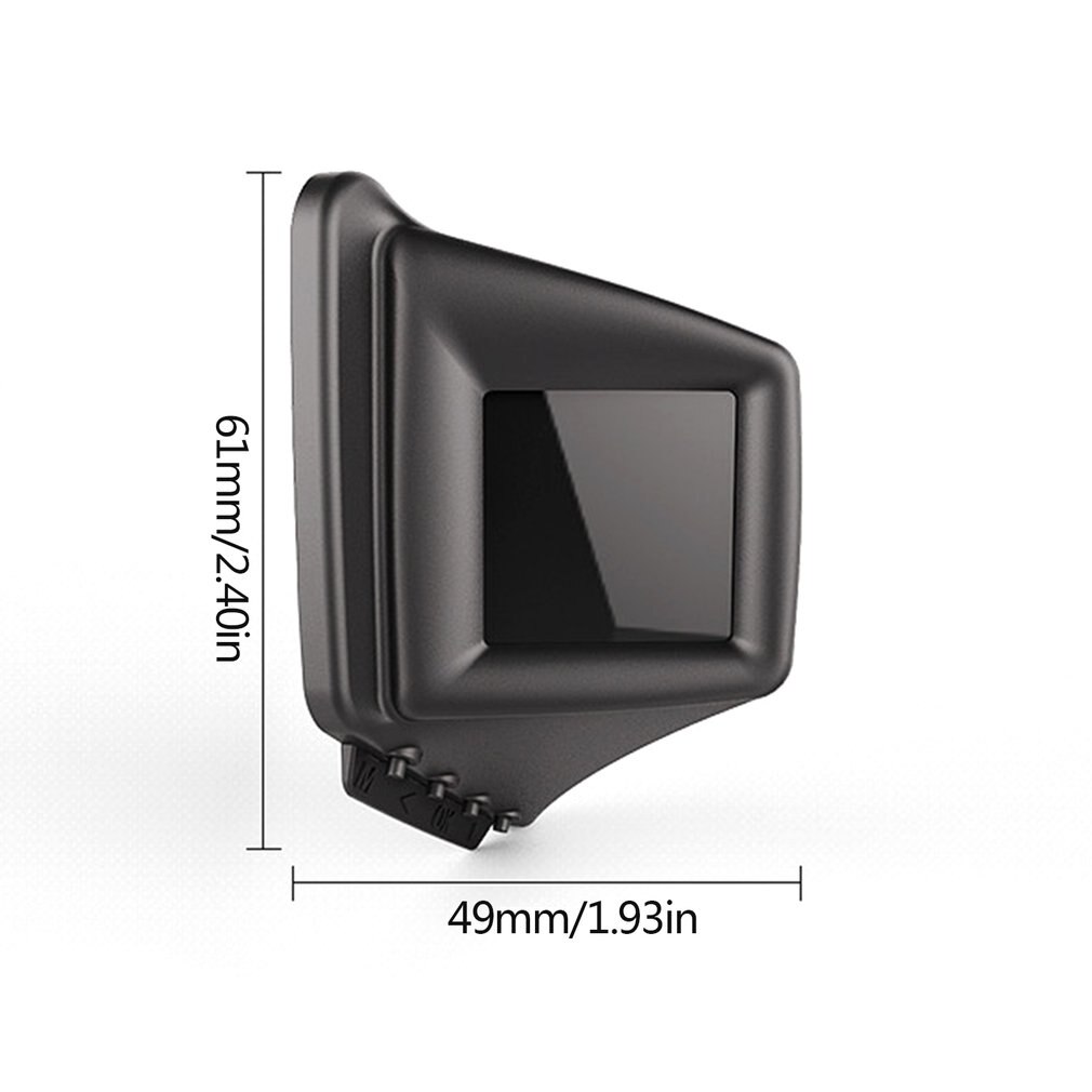 Car HUD Head-up Display Driving Table Car LCD Display Multifunctional OBD GPS Dual System Speedometer Alarm Overspeed Projector