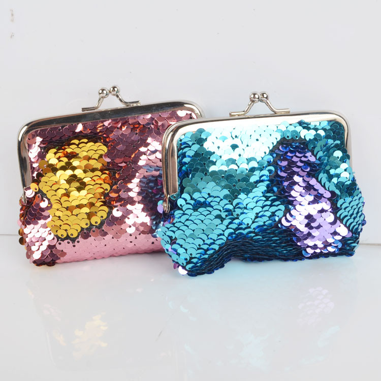 Aelicy Mode Meisje Portemonnee Meisje Sequin Mermaid Portemonnee Mode Portemonnee Vrouwen Portefeuilles Sequin Portemonnee Kleine Tas