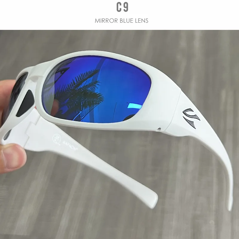 KAENON Klay Polarized Sunglasses for Men Outdoor Classic Casual Glasses TR90 Frame Sports Fishing Driving Eyewear: ROYAL BLUE / Pink