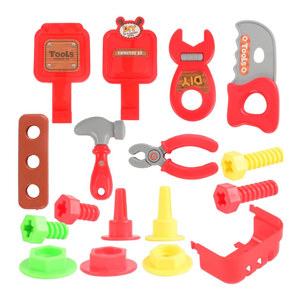 22Pcs Gesimuleerde Reparatie Toolbox Demontage Boor Schroevendraaier Kinderen Puzzel Speelgoed Ontwikkelen Kinderen Denken Creativiteit