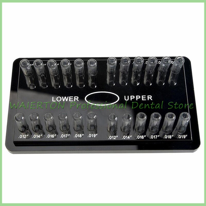 Dental Acrylic Organizer Holder for Orthodontic Rectangular Arch wires Case