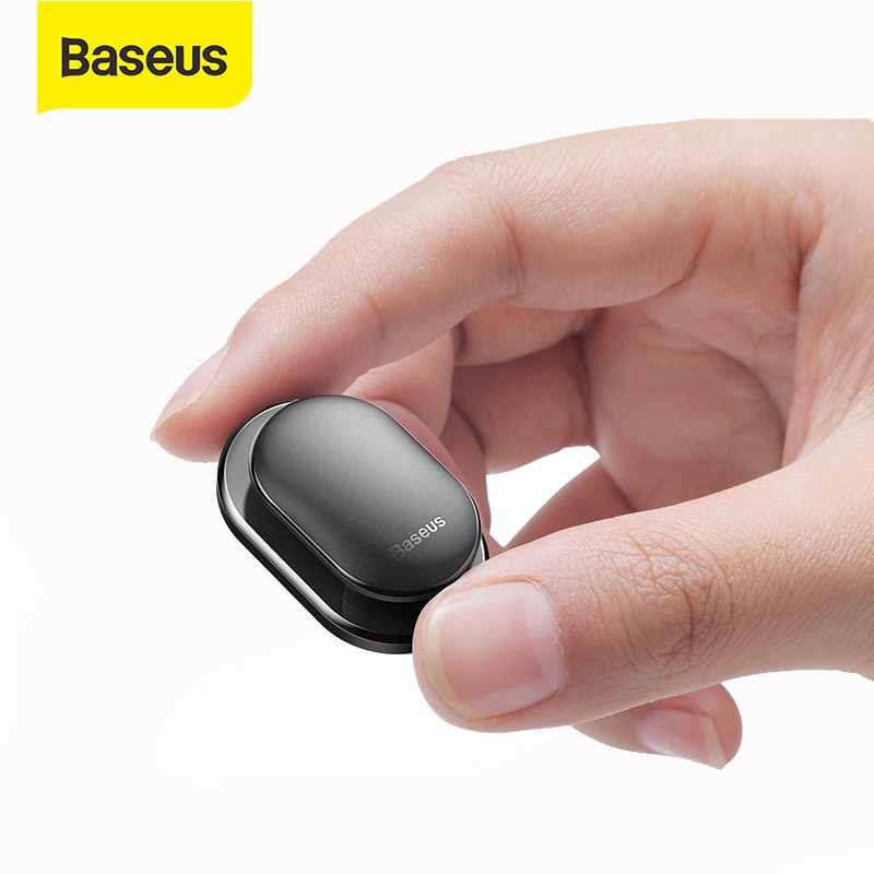 Baseus-Soporte de teléfono para coche, colgador de pared con ventosa fuerte para Cables USB, almacenamiento para vehículo, organizador del hogar, 4 Uds.