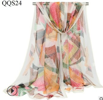 Geometrische print georgette chiffon sjaal zijden vierkante hijab coole sjaal dames foulard femme sjaals haar bufanda mujer: 6