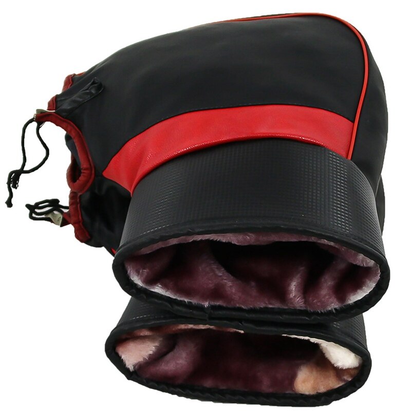 Motorfiets Scooter Quad Bike Stuur Hand Fur Moffen Handschoenen Wanten Winter Warmer