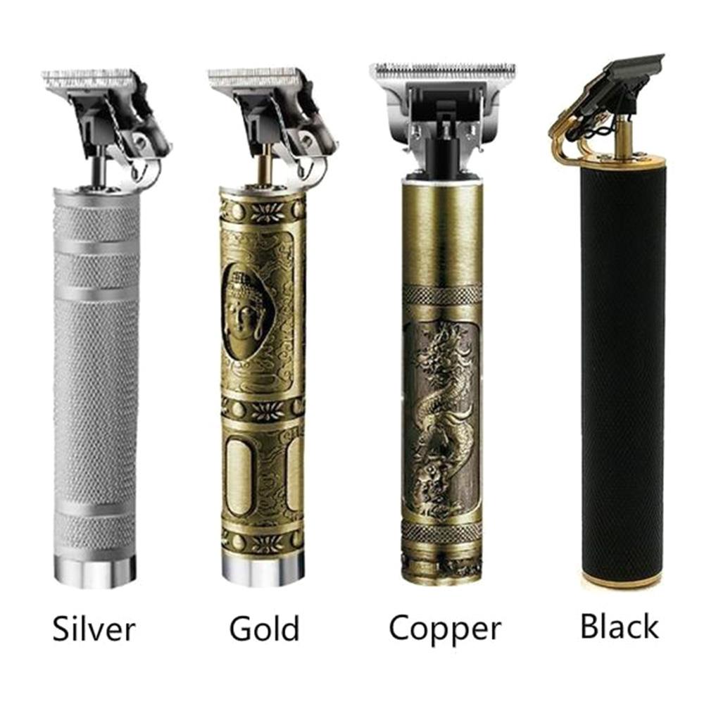 Rechargeable Hair Trimmers Electric Cordless Close Hair Cutting Clipper T-Blade Trimmer Cordless Outliner Grooming