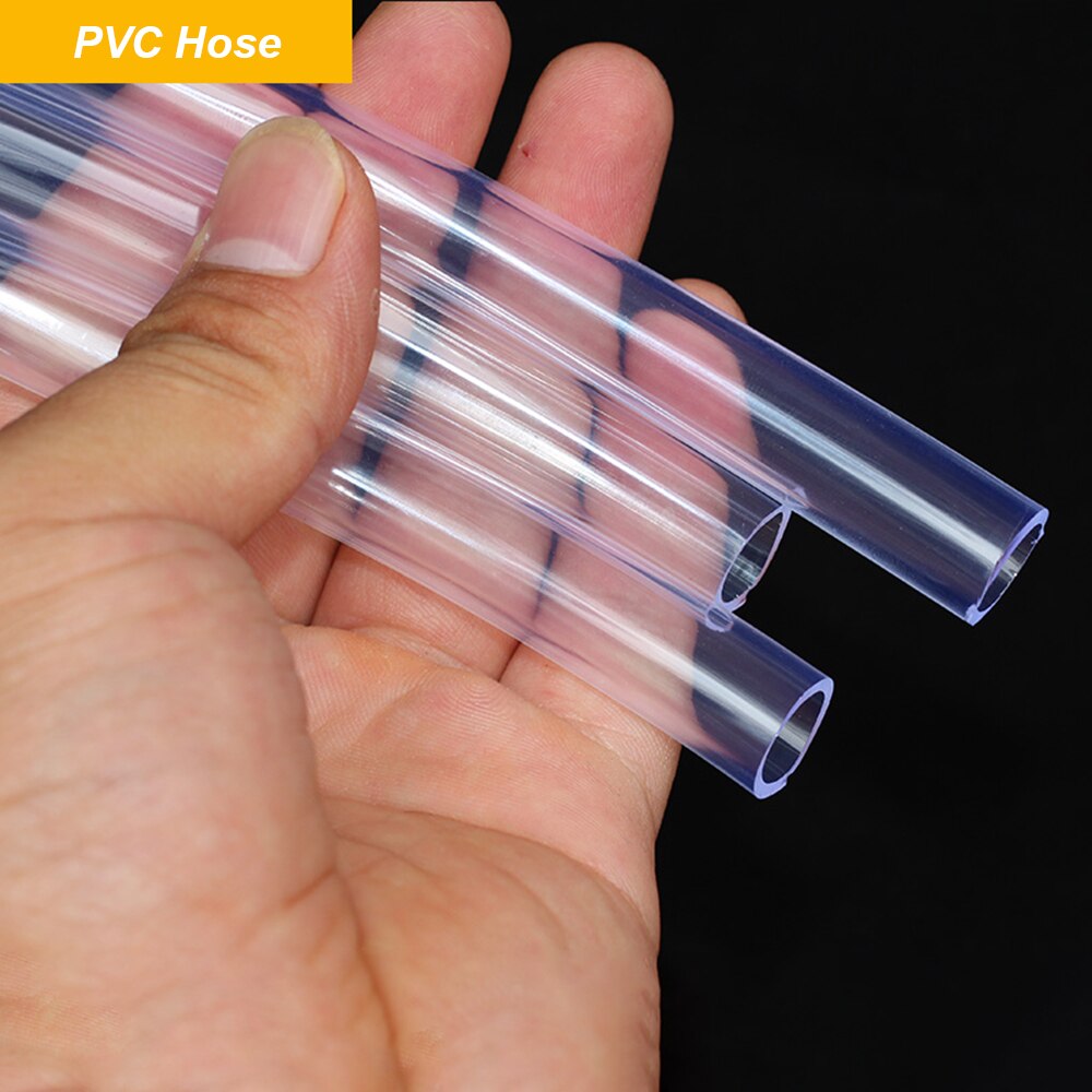 5/10M Food Grade Clear Pvc Zachte Buis Transparante Polyvinylchloride Slang Geurloos Plastic Flexibele Pijp Innerlijke Diamete 2 3 4-13Mm