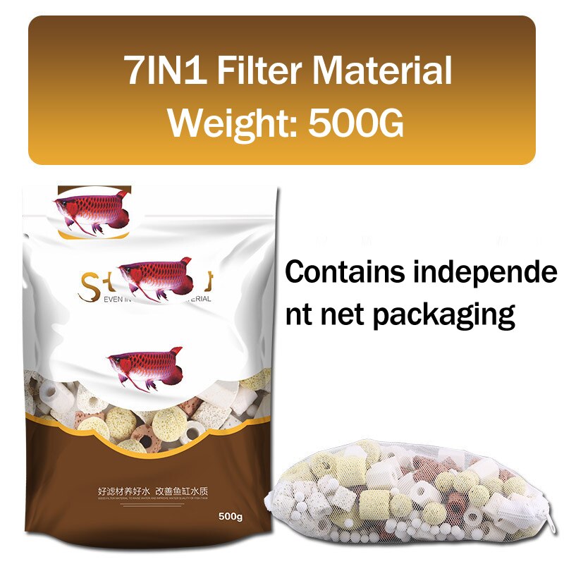 Multi-functio 4 in 1 Internal Aquarium Filter Pump Submersible Fish Tank Water Pump Filter Wave Surf Circulation Oxygen Pump: Filter material