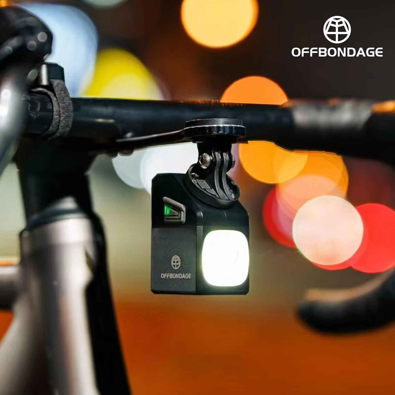OFFBONDAGE Elektrische Scooter Licht Voor 1000LM Licht 4000mAh Zaklamp USB Opladen MTB Fietsen Lamp Elektrische Fietsaccessoire