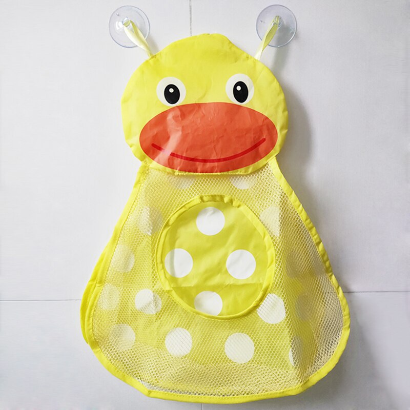 Organizzatore di giocattoli da bagno Little Bear Tiger Baby Kids Toy Storage Mesh Toy Bag Net bagno Organizer Baby Water Shower giocattoli Organizer: Duck