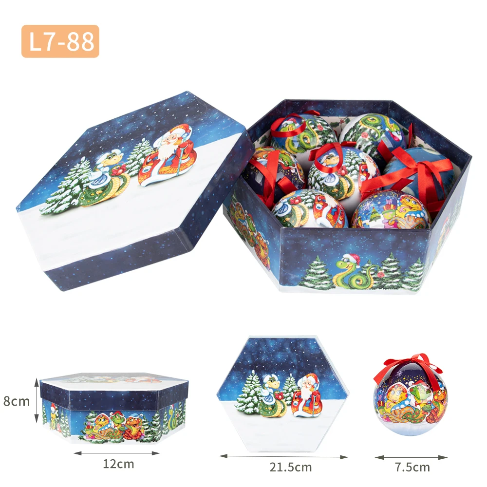 Weihnachtskugeln, Weihnachtsanhänger, Baumschmuck, mehrfarbige Kugeln, Zuhause, Party, Dekorationen, Set, Navidad, Weihnachtsdekoration, Kugeln: Armee Grün