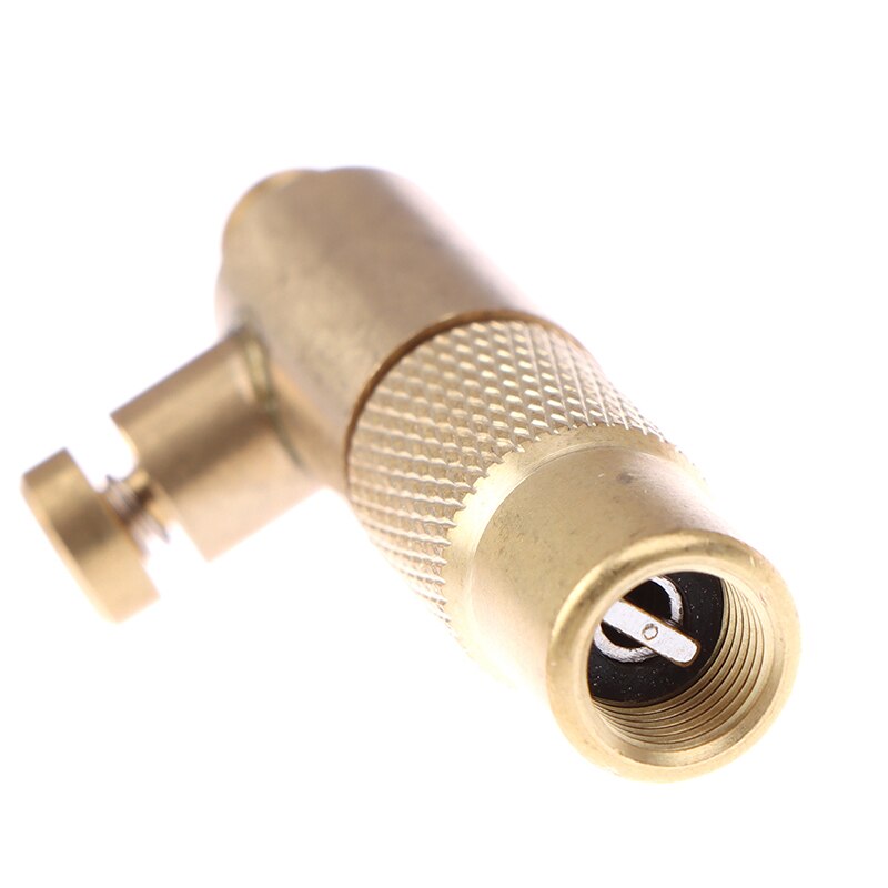 1 Pc 8mm Brass Car Tire Inflator Valve Stem Connector Air Compressor Pump Chuck Lock On Clip Adapter