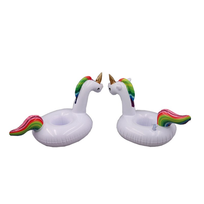 33*18 centimetri Gonfiabile unicorno sottobicchiere Giocattoli per I Bambini Adulti Forniture Spiaggia Divertimento tutto'aria Aperta Piscina di Nuotata Giocattoli spiaggia festa proprietà Giocattolo