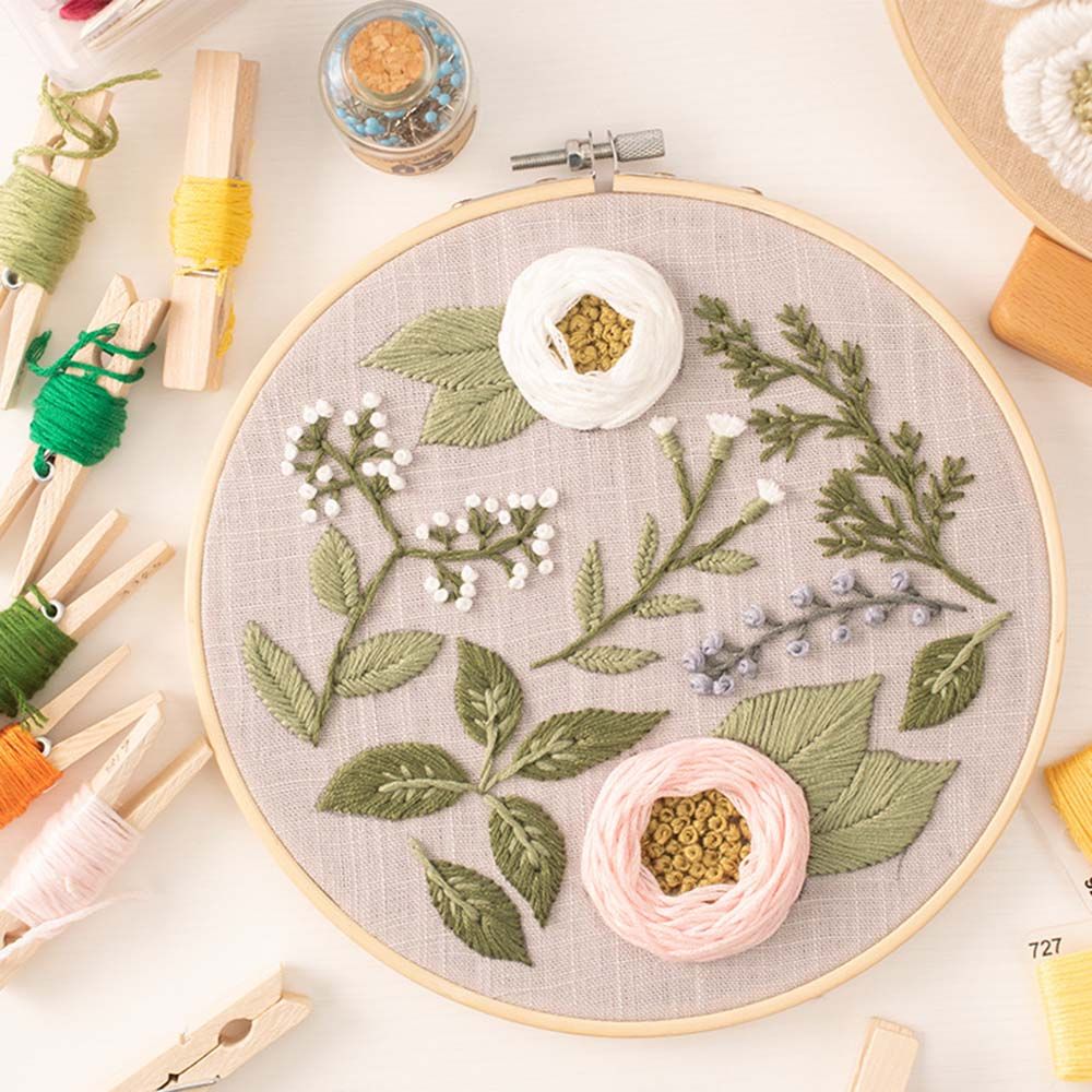 Bastidor Para punzón, herramientas de costura, ornamento, Kits de manualidades de costura, hilo de aguja, aro de bordado, Kits de bordado DIY