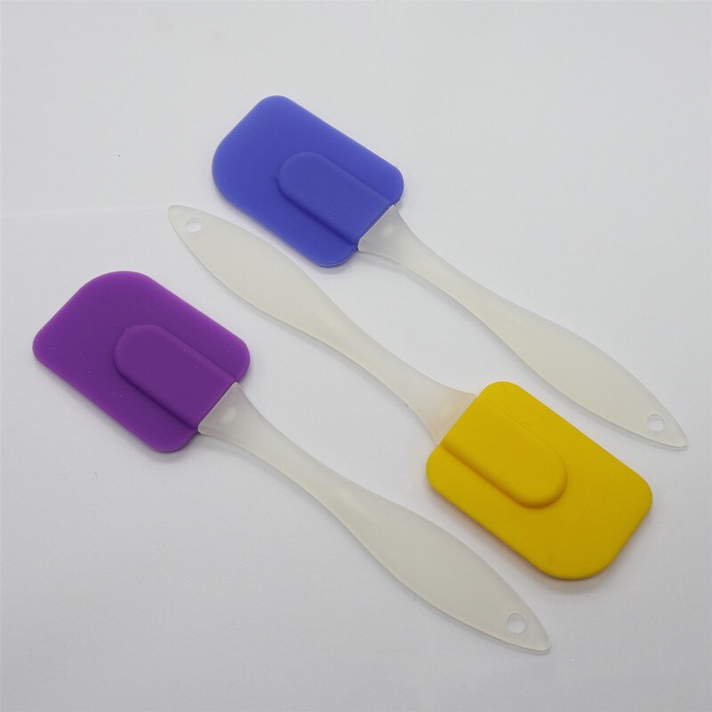 18cm Silicone Spatula Detachable Cake Baking Tool Cream Spatula Small Silicone Spatula Cake Bread Butter Baking Tools