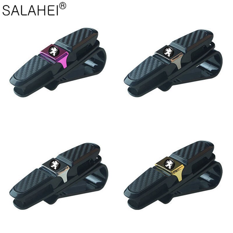 Automatique Lunettes de soleil Clip De Fixation Pour Peugeot 207 301 307 407 507 508 408 308 206 406 1008 5008 3008 Pare-Soleil de voiture Portable