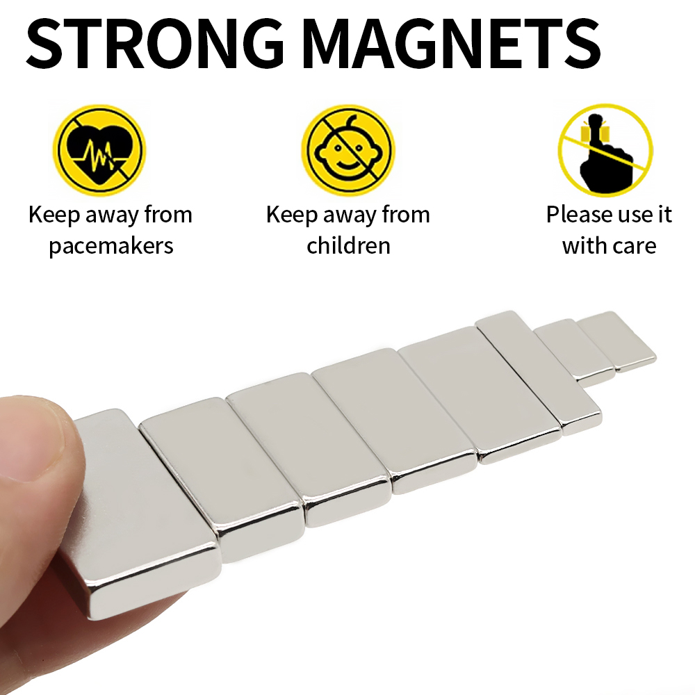 Leistungsstarker Magnetblock für Kühlschrank, DIY-Projekte, Wissenschaft und Büro. Kühlschrankmagnet