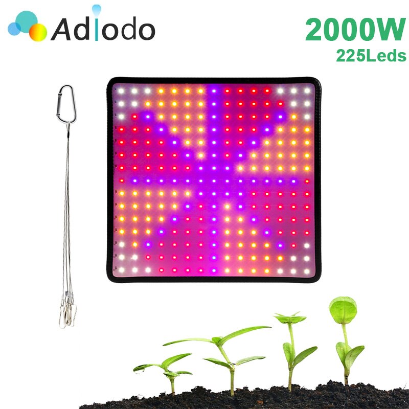 2000W Grow Light Led Full Spectrum Lamp 1500W 1000W Led Plant Light Bulb Greenhouses Indoor Phyto Lamp Grow Tent US EU UK Plug