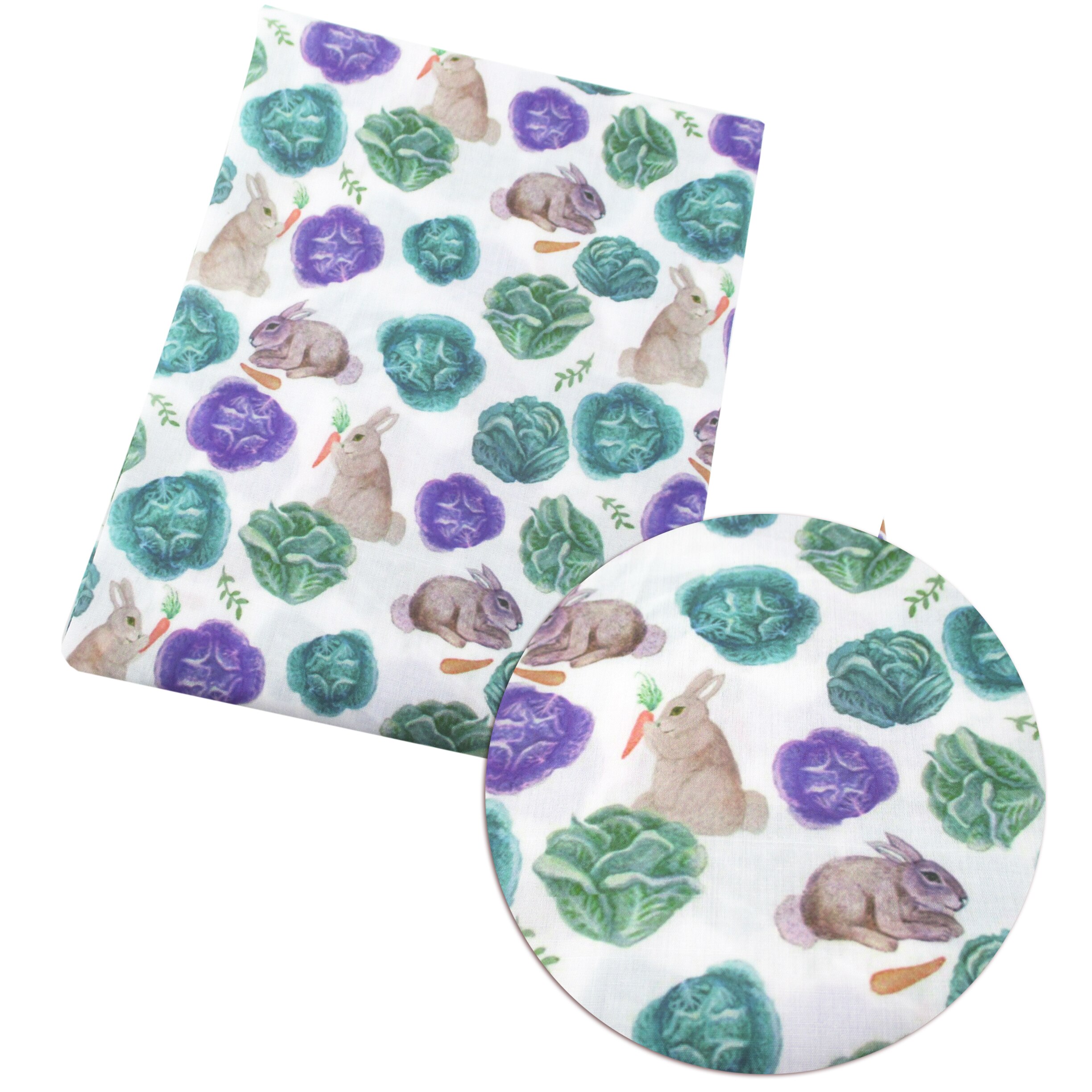 50*140CM Ostern Bunny Druck Stoff Polyester CottonDIY Handgemachte Textil Nähen Patchwork Für Taschen Kleid Tischdecke, c3140