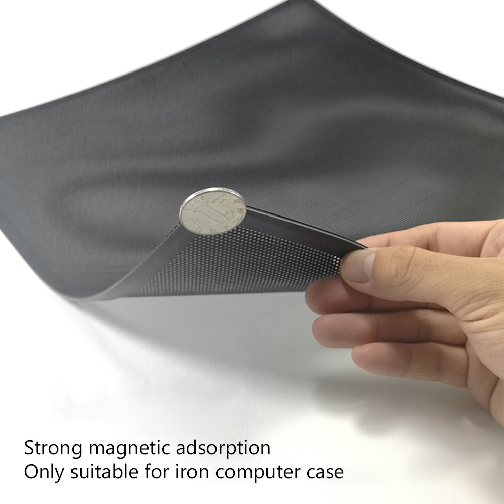 12 x 12 14 x 14 12 x 24cm tietokone pc kotelo tuuletin magneettinen pölysuodatin verkkokansi tietokoneen suoja pvc tuuletin pölynestoverkko