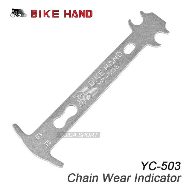 Bike Hand Bicycle Chain Wear Indicator Tool checker Cycling Multi Function Repair Tools YC-503: Default Title