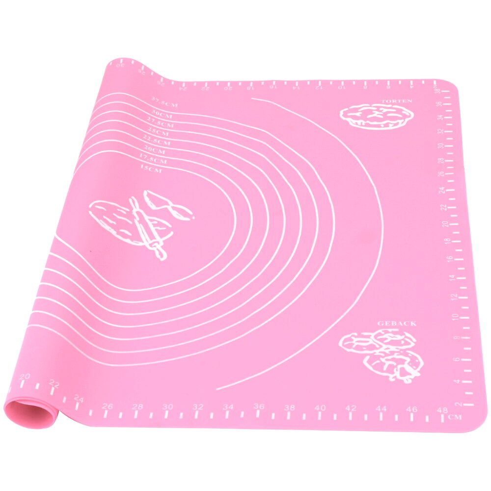 Silicone Kneading Dough Mat Scale Non-Stick Kitchen Baking Tool Cake Board Large Soft High Temperature Rolling Dough Pad