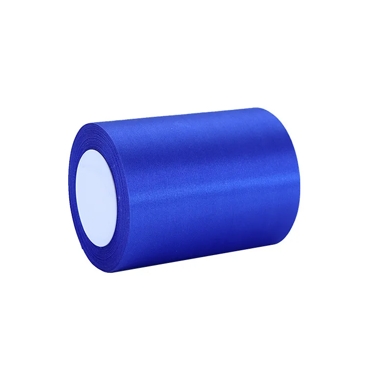 8cm/10cm/15cm de ancho 25 metros/rollo de cinta de satén champán cinta de poliéster para silla de boda/coche/decoración de costura a mano DIY